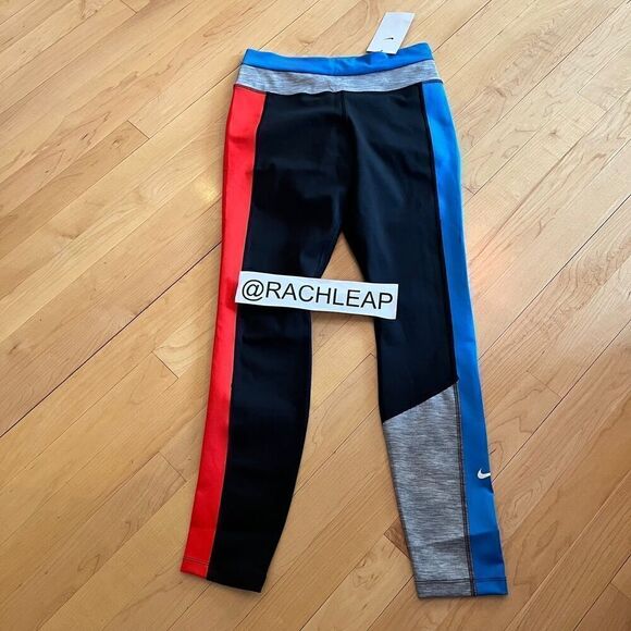 Nike Women's One Mid-Rise 7/8 Color-Block Leggings size small m4 - Picture 3 of 5